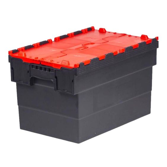 Distributiebak Zwart/Rood 55 liter 600x400x320 mm