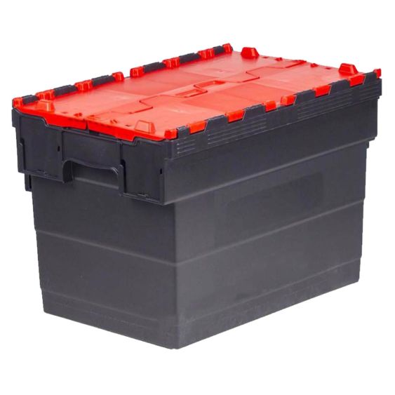 Distributiebak Zwart/Rood 72 liter 600x400x416 mm