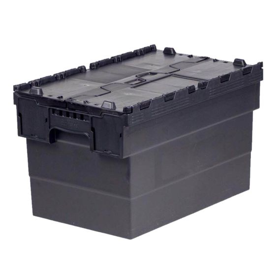 Distributiebak Zwart 63 liter 600x400x365 mm