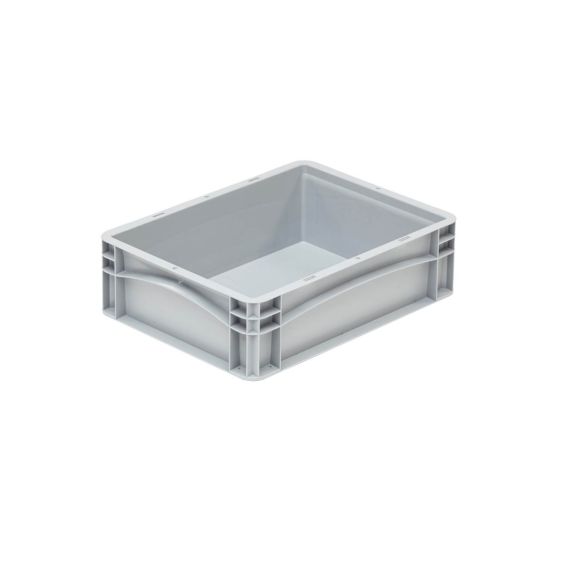 Euronorm Bak 400x300x120 mm 11 liter Grijs (Basic Line)