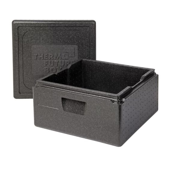 Thermobox EPP met Deksel 595x595x280 mm 62 liter Zwart