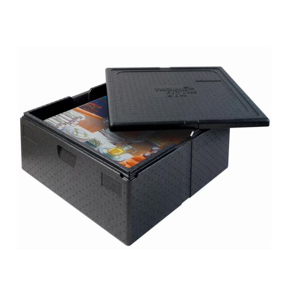 Thermobox EPP met Deksel 665x665x310 mm 92 liter Zwart