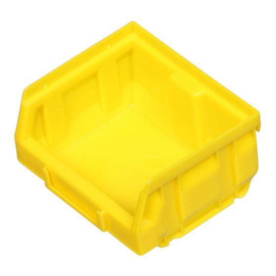 Stapelbare Magazijnbak 0,4 liter Geel 88/70 x 105 x 54 mm