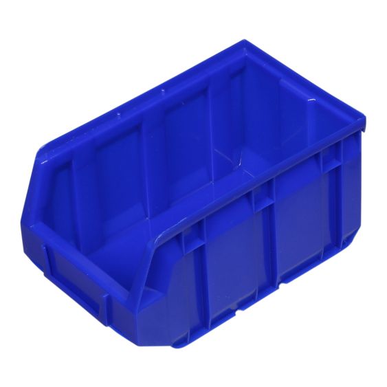 Stapelbare Magazijnbak 4,5 liter Blauw 237/205 x 144 x 123 mm
