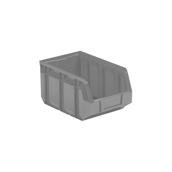 Magazijnbak stapelbaar grijs 4,5 liter