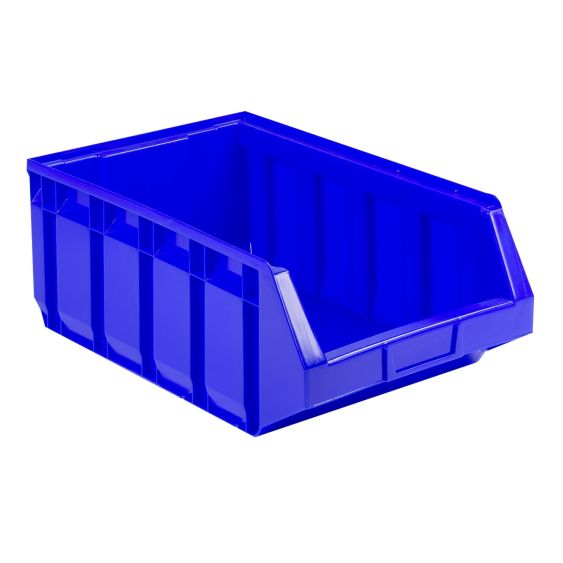 Magazijnbak stapelbaar 30 liter blauw