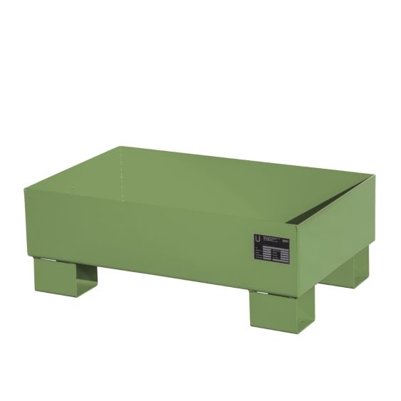 Stalen Lekbak Bauer Groen 800x500x290 mm 73 Liter