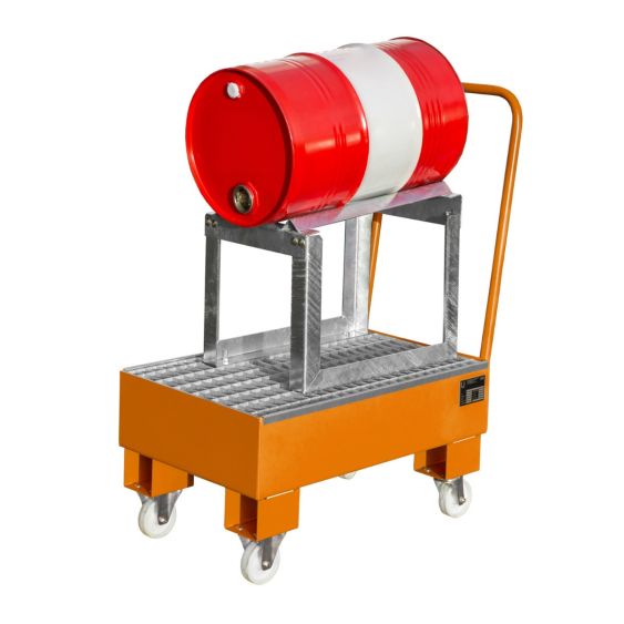 Verrijdbare Lekbak Bauer Vatenframe Oranje 940x500x1075 mm