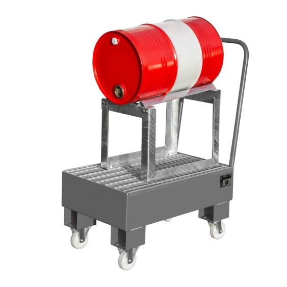 Verrijdbare Lekbak Bauer Vatenframe Grijs 940x500x1075 mm