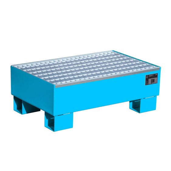 Stalen Vaten Lekbak Bauer Blauw 800x510x295 mm 72 Liter