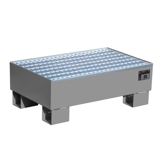 Stalen Vaten Lekbak Bauer Grijs 800x510x295 mm 72 Liter