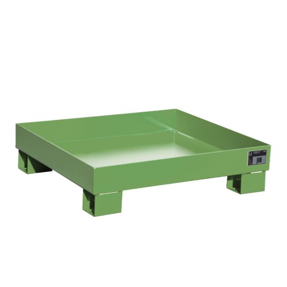 Stalen Lekbak Bauer Groen 900x800x220 mm 83 Liter