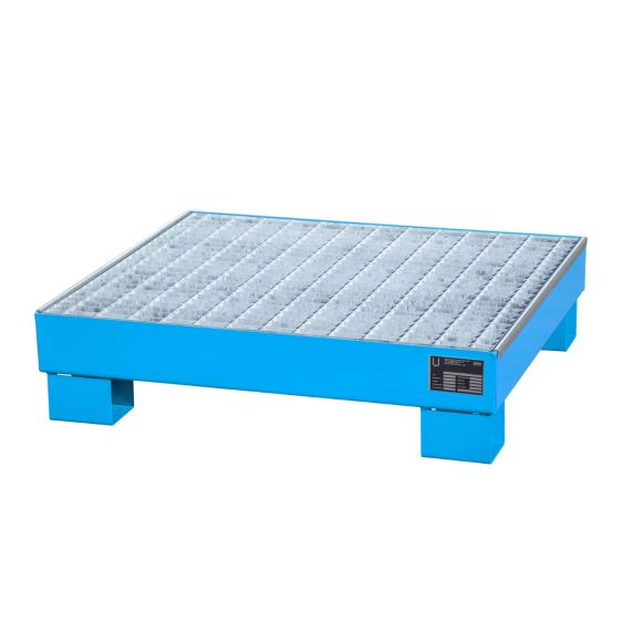 Stalen Vaten Lekbak Bauer Blauw 910x800x225 mm 81 Liter