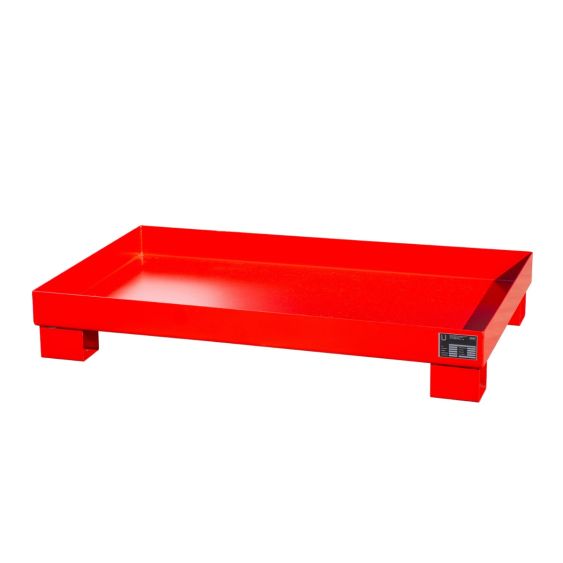 Stalen Lekbak Bauer Rood 1300x800x195 mm 94 Liter