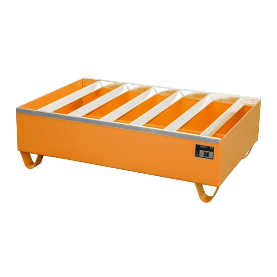 Stalen Vaten Lekbak Bauer PWE Oranje 1200x800x360 mm 243 L