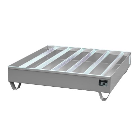 Stalen Vaten Lekbak Bauer PWE Grijs 1200x1200x285 mm 259 L