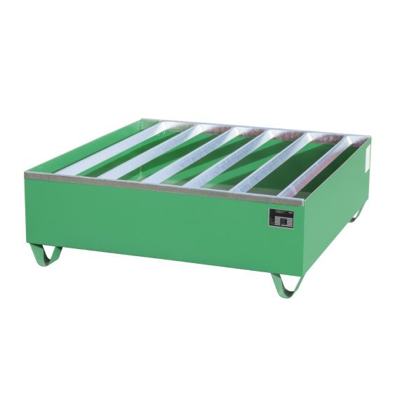 Stalen Vaten Lekbak Bauer PWE Groen 1200x1200x410 mm 438 L