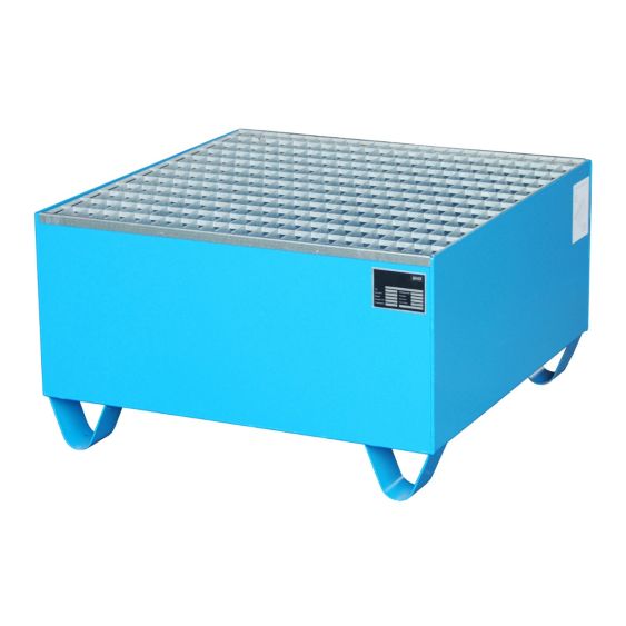 Stalen Vaten Lekbak Bauer Blauw 800x800x455 mm 222 Liter