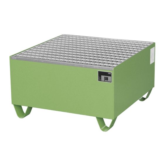 Stalen Vaten Lekbak Bauer Groen 800x800x455 mm 222 Liter