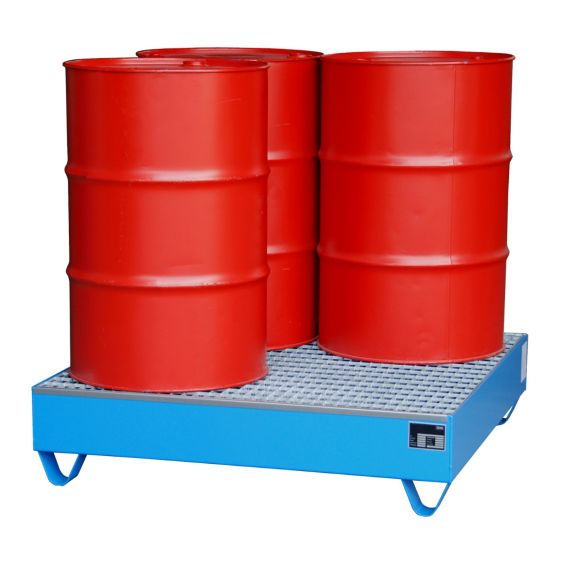 Stalen Vaten Lekbak Bauer Blauw 1200x1200x285 mm 261 Liter