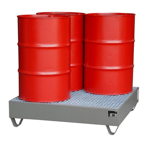 Stalen Vaten Lekbak Bauer Grijs 1200x1200x285 mm 261 Liter