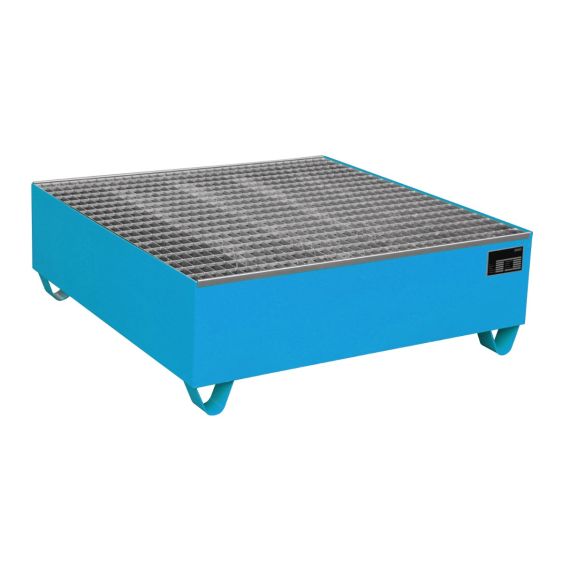 Stalen Vaten Lekbak Bauer Blauw 1200x1200x410 mm 435 Liter