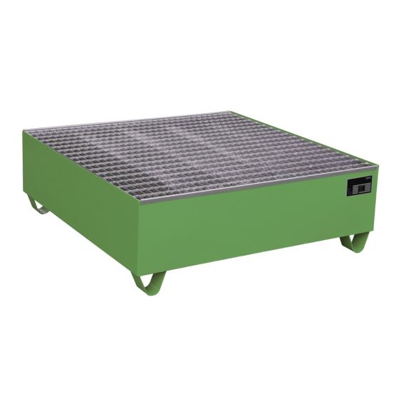 Stalen Vaten Lekbak Bauer Groen 1200x1200x410 mm 435 Liter