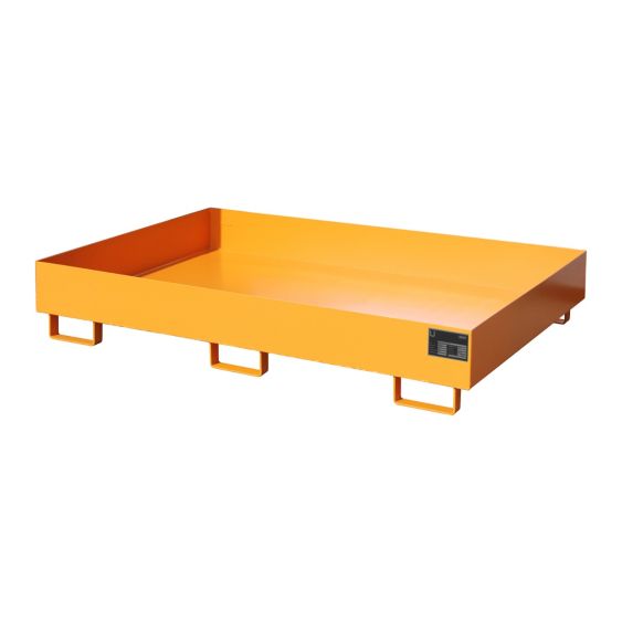 
Stalen Stelling Lekbak Bauer Oranje 1750x1300x250 mm 331 Liter
