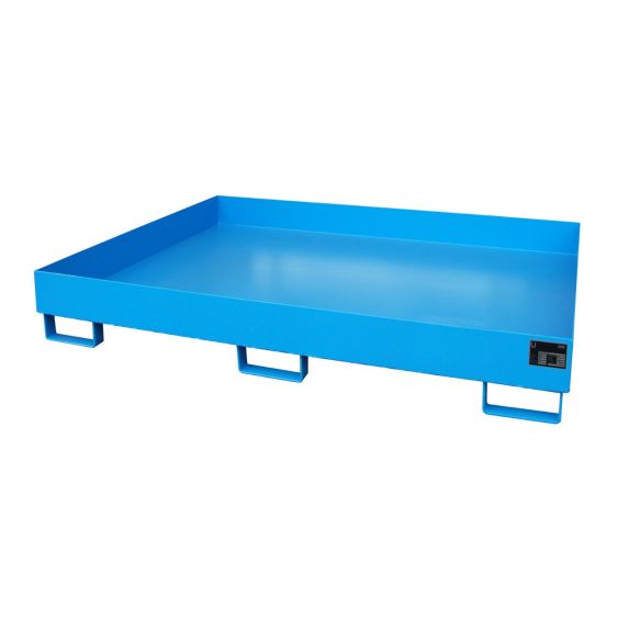 Stalen Stelling Lekbak Bauer Blauw 1750x1300x250 mm 331 Liter