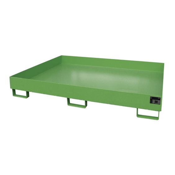 Stalen Stelling Lekbak Bauer Groen 1750x1300x250 mm 331 Liter