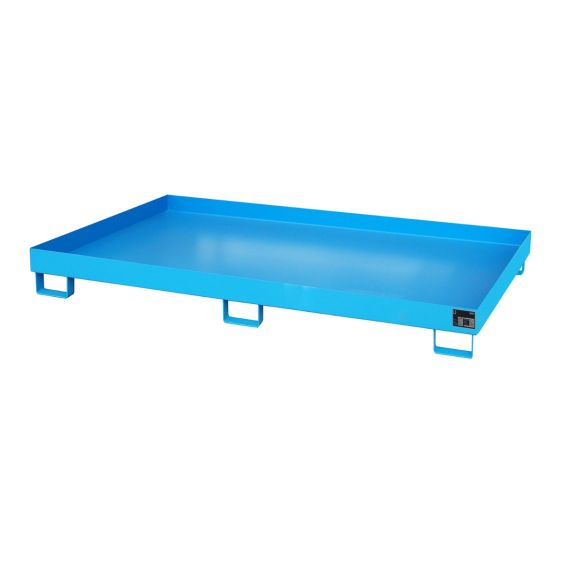 Stalen Stelling Lekbak Bauer Blauw 2150x1300x225 mm 338 Liter