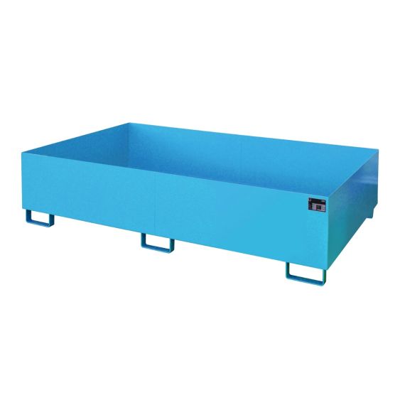 Stalen Stelling Lekbak Bauer Blauw 2150x1300x505 mm 1115 Liter