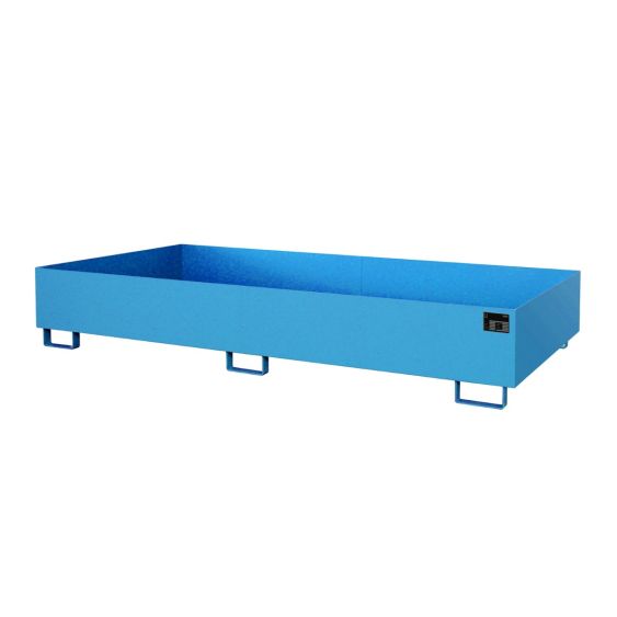 Stalen Stelling Lekbak Bauer Blauw 2650x1300x210 mm 345 Liter