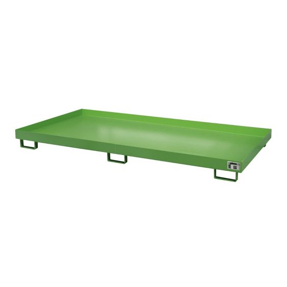 Stalen Stelling Lekbak Bauer Groen 2650x1300x210 mm 345 Liter