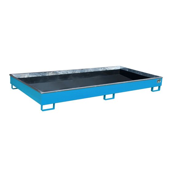 Stalen Stelling Lekbak Bauer PE Blauw 2665x1315x210 mm 312 Liter