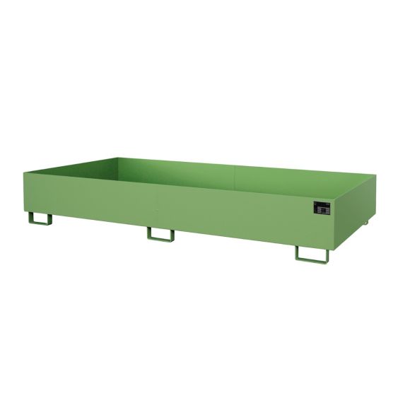 Stalen Stelling Lekbak Bauer Groen 2650x1300x300 mm 674 Liter