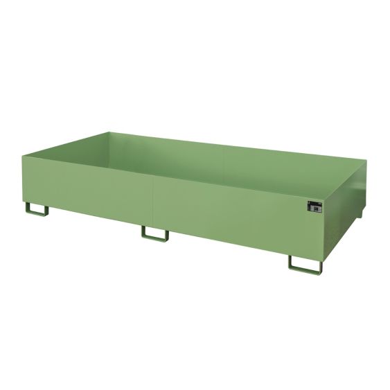 Stalen Stelling Lekbak Bauer Groen 2650x1300x435 mm 1135 Liter