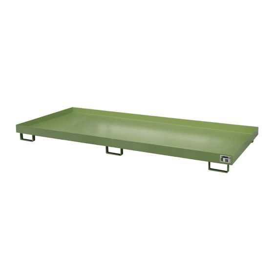 Stalen Stelling Lekbak Bauer Groen 3250x1300x195 mm 373 Liter