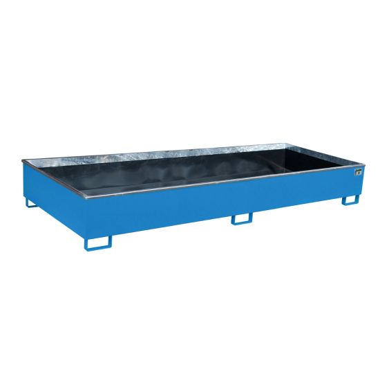 Stalen Stelling Lekbak Bauer PE Blauw 3265x1315x385 mm 1100 Liter