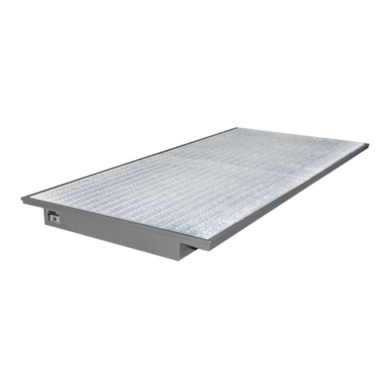 Inhangbare Lekbak Bauer Grijs 2650x1250x130 mm 325 Liter