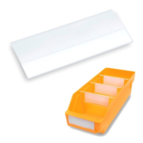 Labelhouder Stellingbak STEMO 75x30 mm 200 Stuks