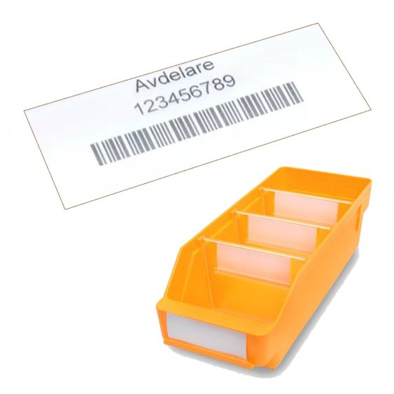 Label Stellingbak STEMO 60x30 mm