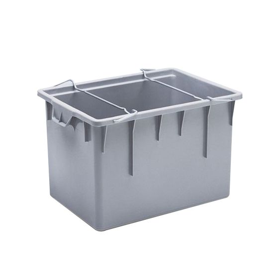 Kunststof Bak Grijs Nestbaar 800 x 600 x 500 mm 180 liter