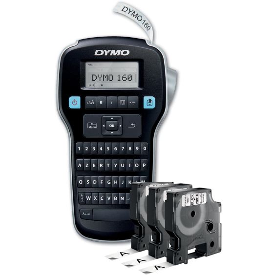 Starterspakket Dymo LabelManager 160P + 3 stuks D1 tape