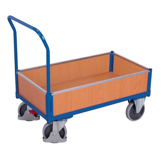 Plateauwagen met Opstaande Randen 500 kg 1200x750 mm