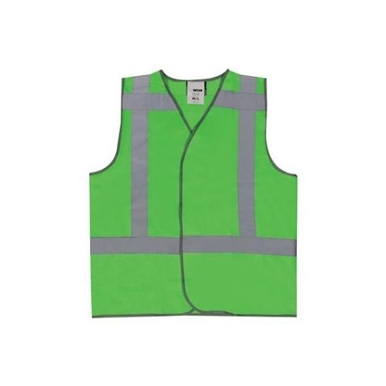 Veiligheidsvest M-Wear 0185 Fluo groen met RWS-strepen maat XL/XXL