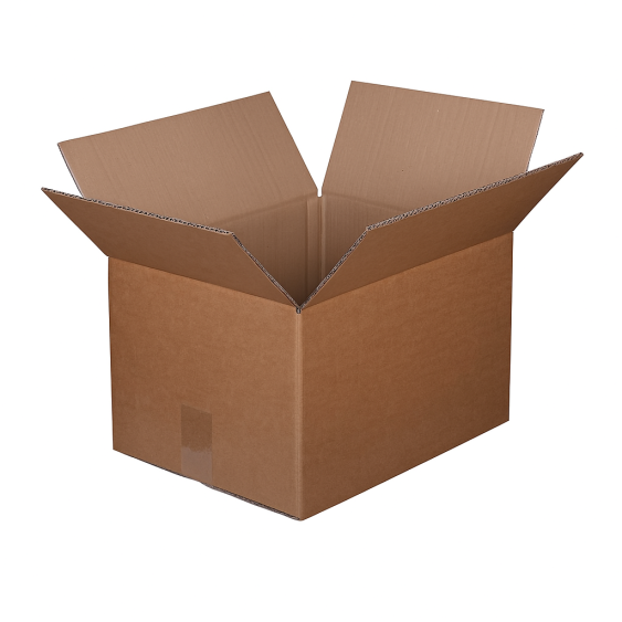 Vouwdoos FEFCO 0201 388x288x227 mm CB-golf bruin nieuw