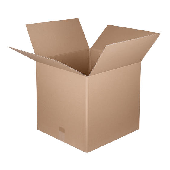 Vouwdoos FEFCO 0201 400x400x400 mm B-golf bruin nieuw