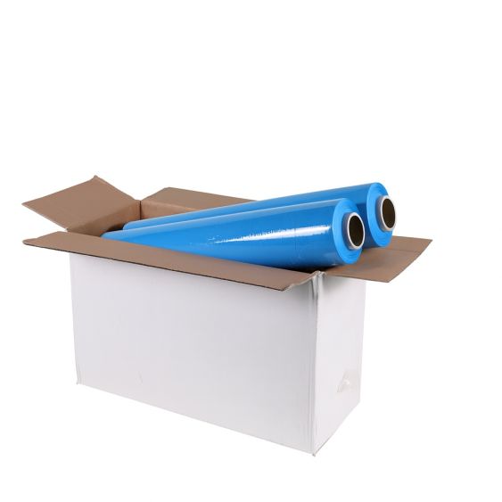 Handwikkelfolie 50 cm x 300 m 20 my - Blauw nieuw