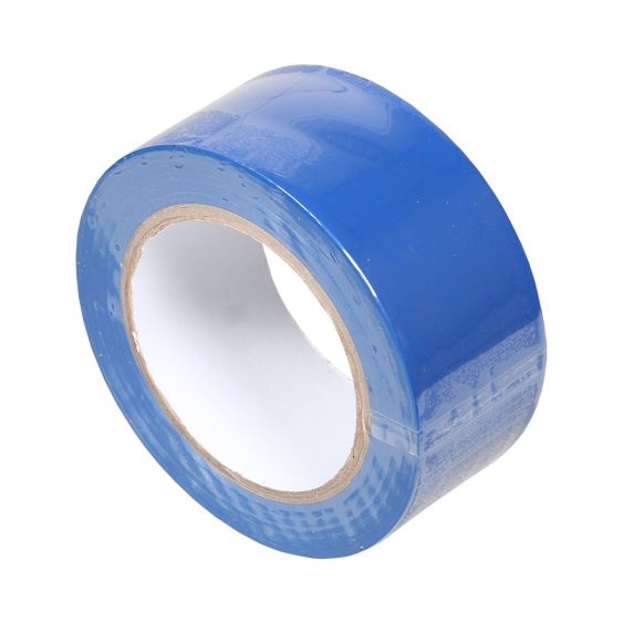 Vloermarkeringstape 50 mm x 33 meter blauw zijkant